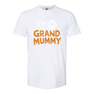 IM The Grand Mummy Funny Grandma Family Halloween Meaningful Gift Softstyle CVC T-Shirt