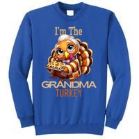 IM The Grandma Turkey Thanksgiving 2024 Family Autumn Fall Gift Sweatshirt