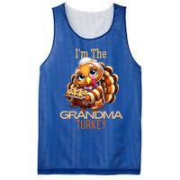 IM The Grandma Turkey Thanksgiving 2024 Family Autumn Fall Gift Mesh Reversible Basketball Jersey Tank