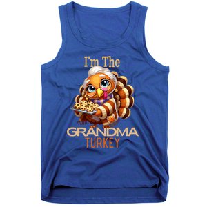 IM The Grandma Turkey Thanksgiving 2024 Family Autumn Fall Gift Tank Top