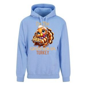 IM The Grandma Turkey Thanksgiving 2024 Family Autumn Fall Gift Unisex Surf Hoodie