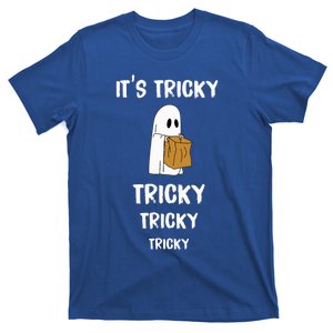 Its Tricky Ghost Halloween Costume Trick Or Treat Party T-Shirt