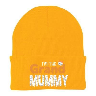 IM The Grand Mummy Funny Grandma Family Halloween Cute Gift Knit Cap Winter Beanie