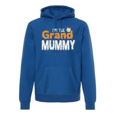 IM The Grand Mummy Funny Grandma Family Halloween Cute Gift Premium Hoodie