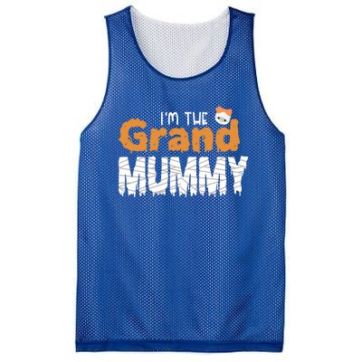 IM The Grand Mummy Funny Grandma Family Halloween Cute Gift Mesh Reversible Basketball Jersey Tank