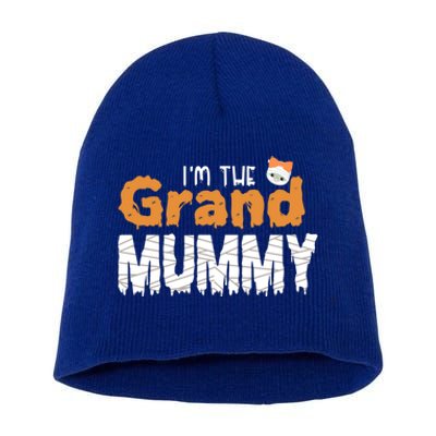 IM The Grand Mummy Funny Grandma Family Halloween Cute Gift Short Acrylic Beanie