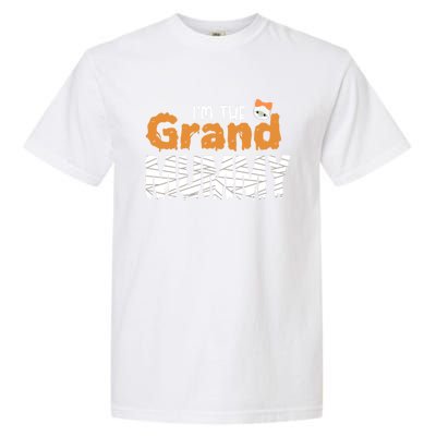 IM The Grand Mummy Funny Grandma Family Halloween Cute Gift Garment-Dyed Heavyweight T-Shirt