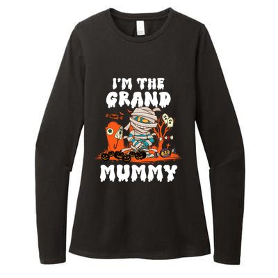 IM The Grand Mummy Funny Grandma Halloween Costume Retro Cute Gift Womens CVC Long Sleeve Shirt