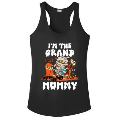 IM The Grand Mummy Funny Grandma Halloween Costume Retro Cute Gift Ladies PosiCharge Competitor Racerback Tank