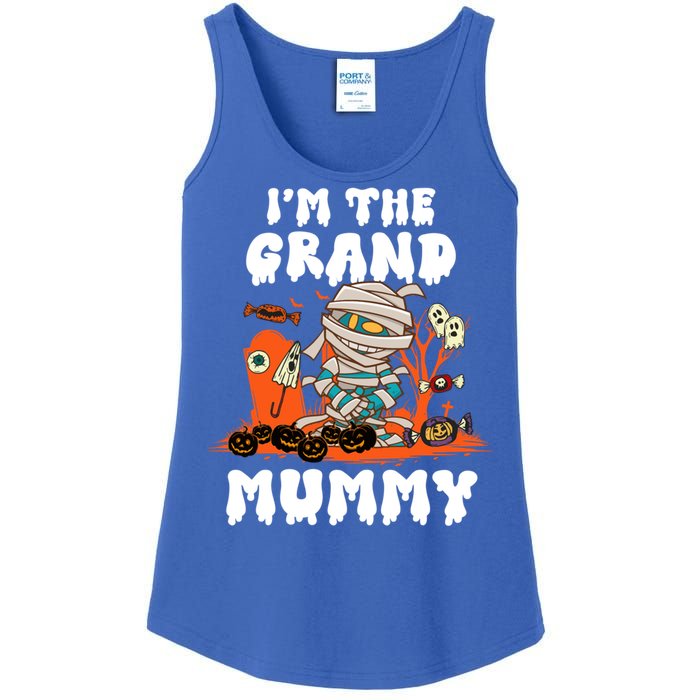 IM The Grand Mummy Funny Grandma Halloween Costume Retro Cute Gift Ladies Essential Tank