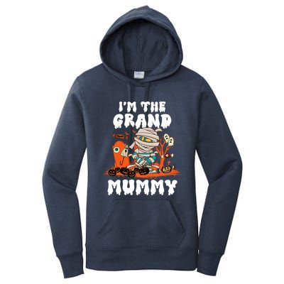 IM The Grand Mummy Funny Grandma Halloween Costume Retro Cute Gift Women's Pullover Hoodie