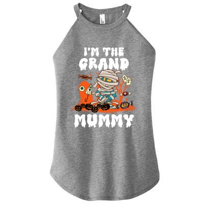 IM The Grand Mummy Funny Grandma Halloween Costume Retro Cute Gift Women's Perfect Tri Rocker Tank