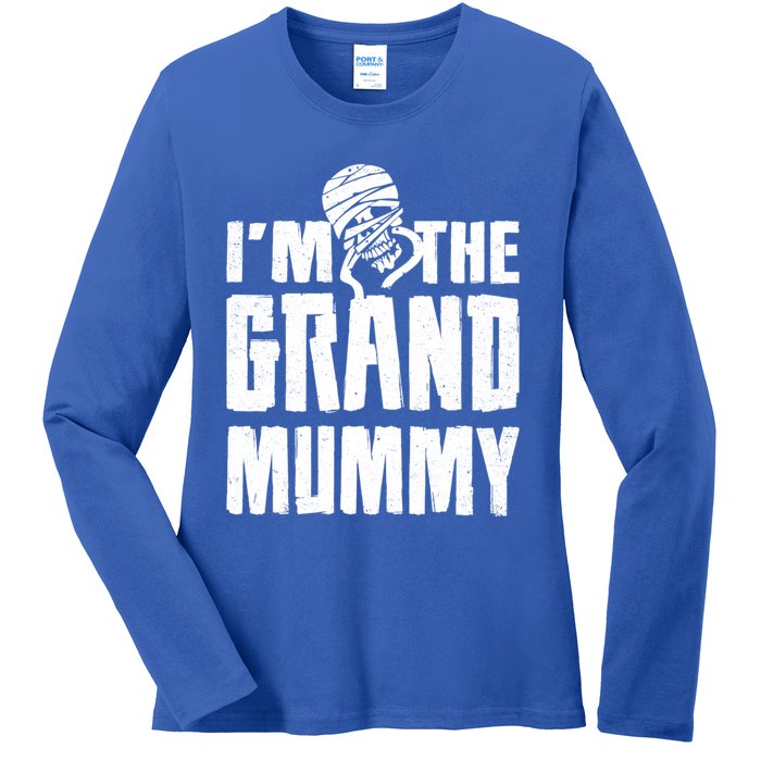 IM The Grand Mummy Funny Grandma Halloween Gift Ladies Long Sleeve Shirt