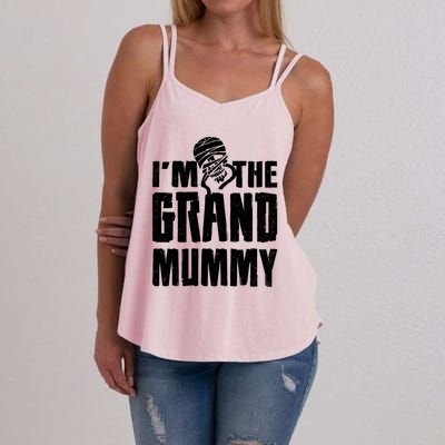 IM The Grand Mummy Funny Grandma Halloween Gift Women's Strappy Tank