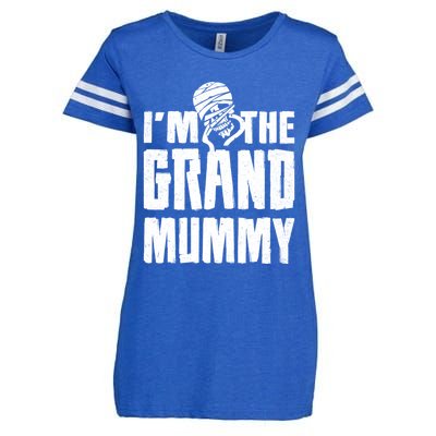 IM The Grand Mummy Funny Grandma Halloween Gift Enza Ladies Jersey Football T-Shirt