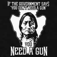 If The Government Says You Dont Need A Gun You Need A Gun Ladies PosiCharge Tri-Blend Wicking Tank