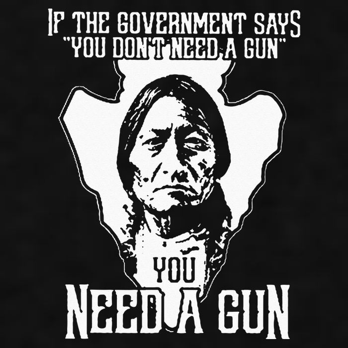 If The Government Says You Dont Need A Gun You Need A Gun Ladies PosiCharge Tri-Blend Wicking Tank