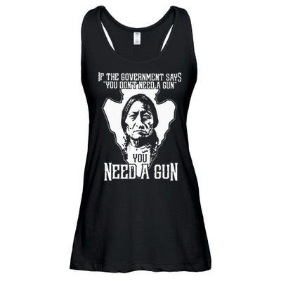 If The Government Says You Dont Need A Gun You Need A Gun Ladies Essential Flowy Tank
