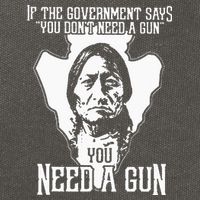If The Government Says You Dont Need A Gun You Need A Gun Cotton Canvas Backpack