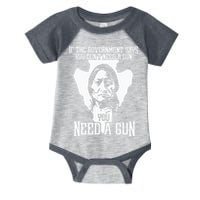 If The Government Says You Dont Need A Gun You Need A Gun Infant Baby Jersey Bodysuit