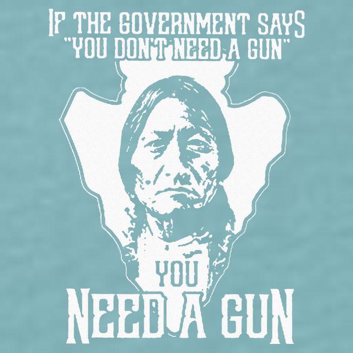 If The Government Says You Dont Need A Gun You Need A Gun Sueded Cloud Jersey T-Shirt