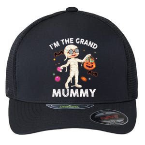 IM The Grand Mummy Funny Grandma Halloween Gift Flexfit Unipanel Trucker Cap