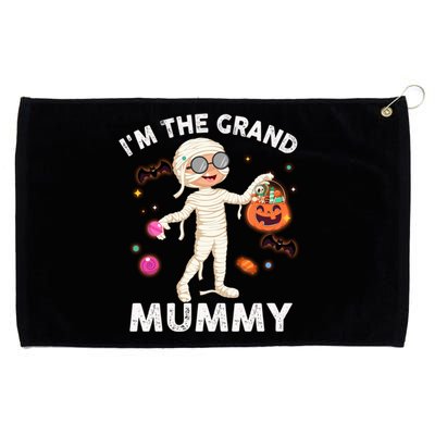 IM The Grand Mummy Funny Grandma Halloween Gift Grommeted Golf Towel