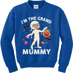 IM The Grand Mummy Funny Grandma Halloween Gift Kids Sweatshirt