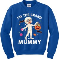 IM The Grand Mummy Funny Grandma Halloween Gift Kids Sweatshirt