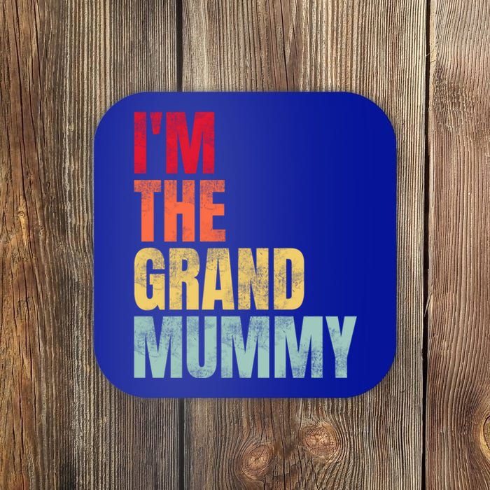 IM The Grand Mummy Funny Grandma Halloween Great Gift Coaster