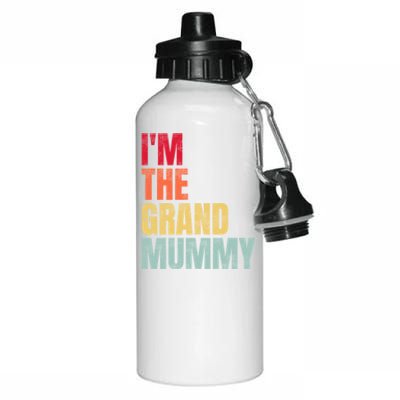 IM The Grand Mummy Funny Grandma Halloween Great Gift Aluminum Water Bottle