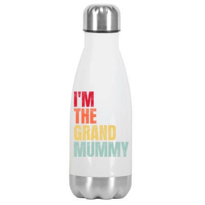 IM The Grand Mummy Funny Grandma Halloween Great Gift Stainless Steel Insulated Water Bottle