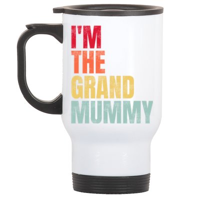 IM The Grand Mummy Funny Grandma Halloween Great Gift Stainless Steel Travel Mug