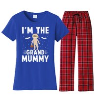 IM The Grand Mummy Funny Halloween Grandma Mummification Cool Gift Women's Flannel Pajama Set