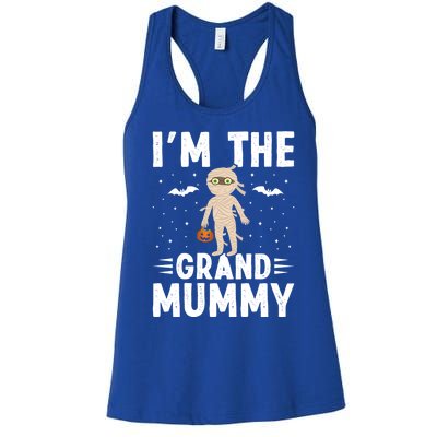 IM The Grand Mummy Funny Halloween Grandma Mummification Cool Gift Women's Racerback Tank