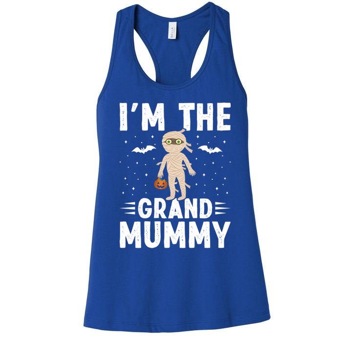 IM The Grand Mummy Funny Halloween Grandma Mummification Cool Gift Women's Racerback Tank