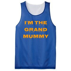 IM The Grand Mummy Funny Halloween October Fall Gift Mesh Reversible Basketball Jersey Tank