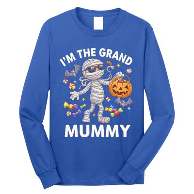 IM The Grand Mummy Halloween Candy Bat Mummy Gift Long Sleeve Shirt