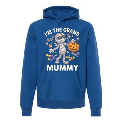 IM The Grand Mummy Halloween Candy Bat Mummy Gift Premium Hoodie