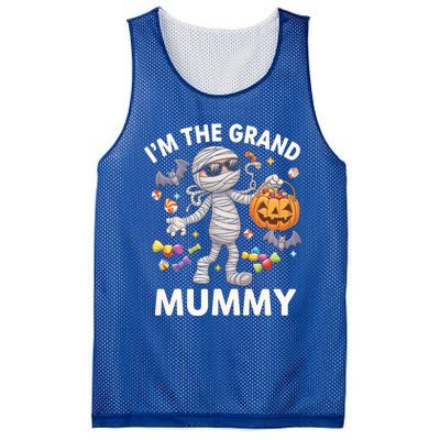 IM The Grand Mummy Halloween Candy Bat Mummy Gift Mesh Reversible Basketball Jersey Tank