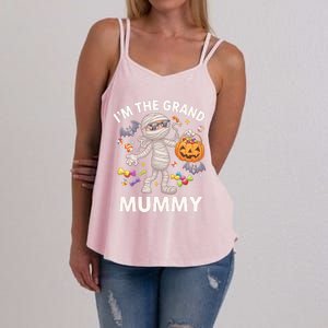 IM The Grand Mummy Halloween Candy Bat Mummy Gift Women's Strappy Tank