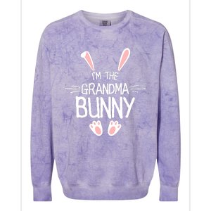 IM The Grandma Bunny Cute Matching Family Easter Colorblast Crewneck Sweatshirt