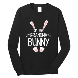 IM The Grandma Bunny Cute Matching Family Easter Long Sleeve Shirt