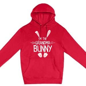 IM The Grandma Bunny Cute Matching Family Easter Premium Pullover Hoodie