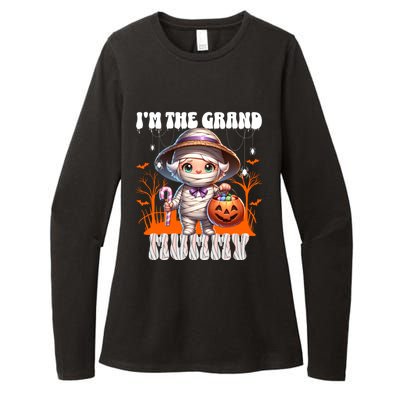 IM The Grand Mummy Grandma Mother Halloween Pumpkin Gift Womens CVC Long Sleeve Shirt