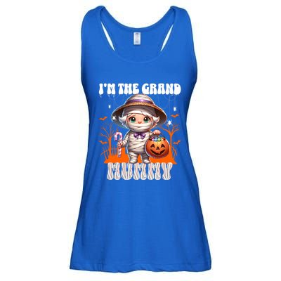 IM The Grand Mummy Grandma Mother Halloween Pumpkin Gift Ladies Essential Flowy Tank