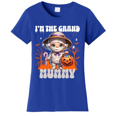 IM The Grand Mummy Grandma Mother Halloween Pumpkin Gift Women's T-Shirt