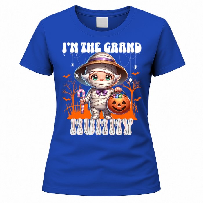 IM The Grand Mummy Grandma Mother Halloween Pumpkin Gift Women's T-Shirt