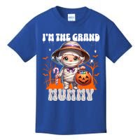 IM The Grand Mummy Grandma Mother Halloween Pumpkin Gift Kids T-Shirt