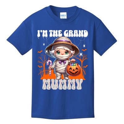 IM The Grand Mummy Grandma Mother Halloween Pumpkin Gift Kids T-Shirt